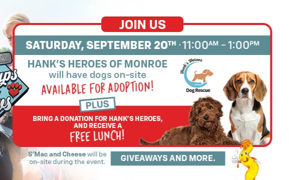 Pickups for Paws – Dog Adoption Event!