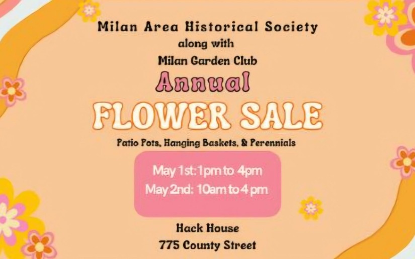 Milan Garden Club perennial sale