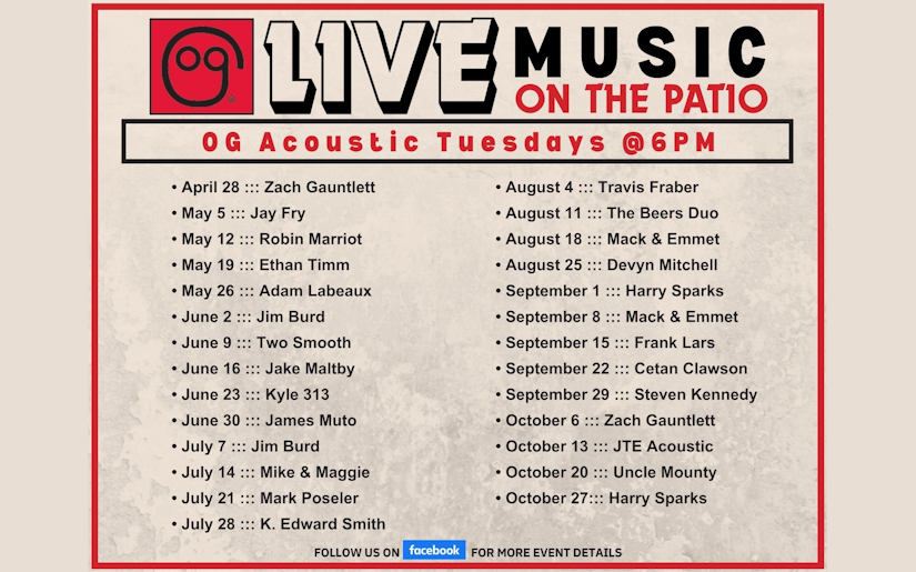 OG Acoustic Tuesdays