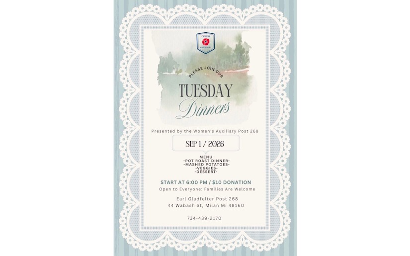 Tuesday Dinners at the Legion