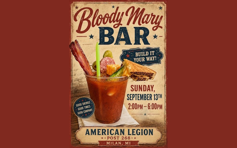 Bloody Mary Bar at the American Legion