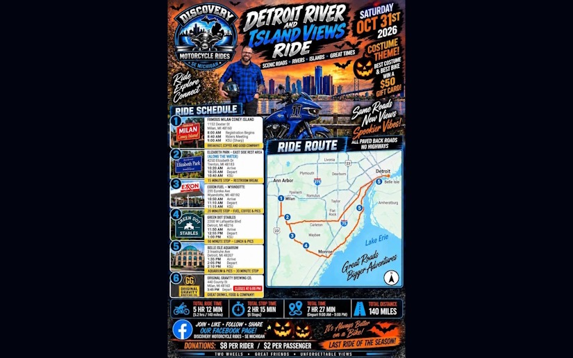 Detroit River and Island Views Ride