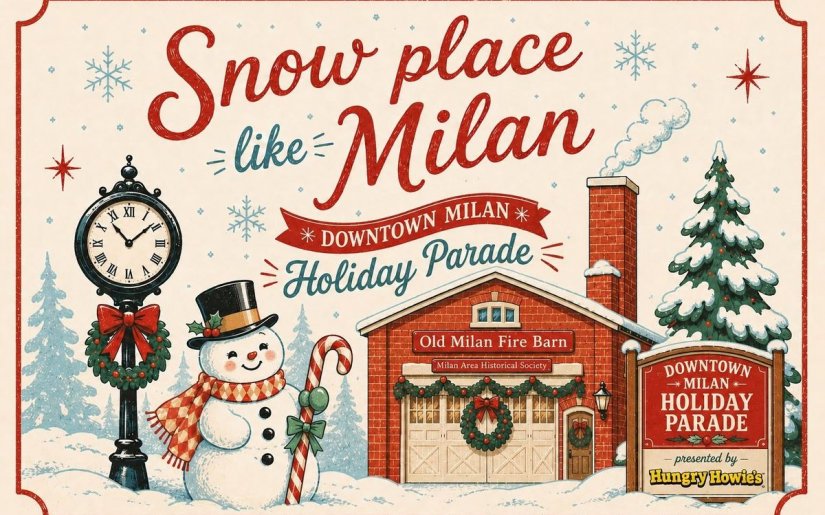 Downtown Milan Holiday Parade presented by Hungry Howie's